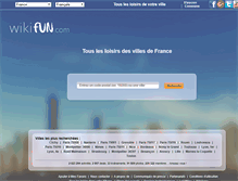 Tablet Screenshot of fr.wikifun.com